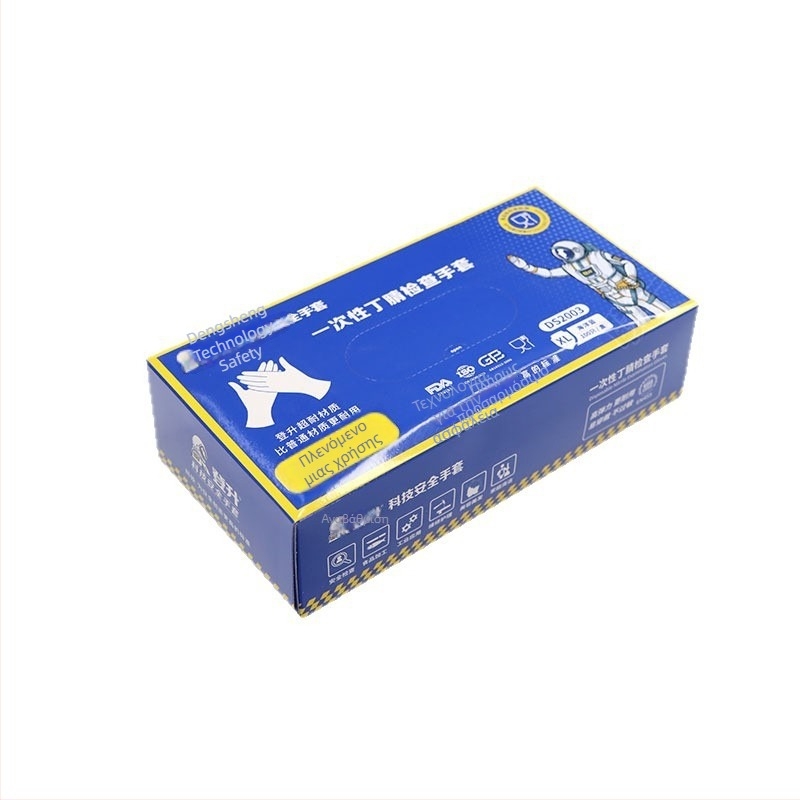 Ascend νιτριλικά γάντια μιας χρήσης 9 ιντσών, παχυσμένα για ανθεκτικότητα, κατάλληλα για κουζίνα, catering, οικιακές δουλειές και εργαστήριο