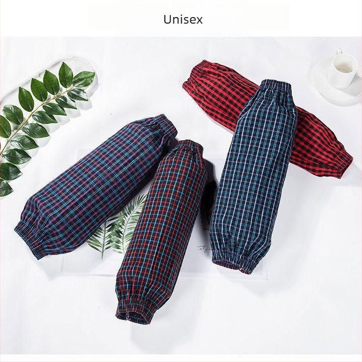 Μανίκι προστασίας για εργασία, μακρύ και χαλαρό, επιπλέον μεγάλο για ενήλικες, κατά του λεκέ, βαμβακερό μανίκι με ραφή τεσσάρων βελονών