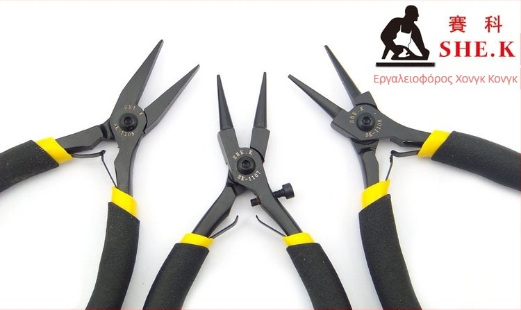 Πένσες Κοσμημάτων με Μυτερή Άκρη, Δημιουργικό Εργαλείο DIY Κοσμημάτων, Μαύρο Ματ Φινίρισμα