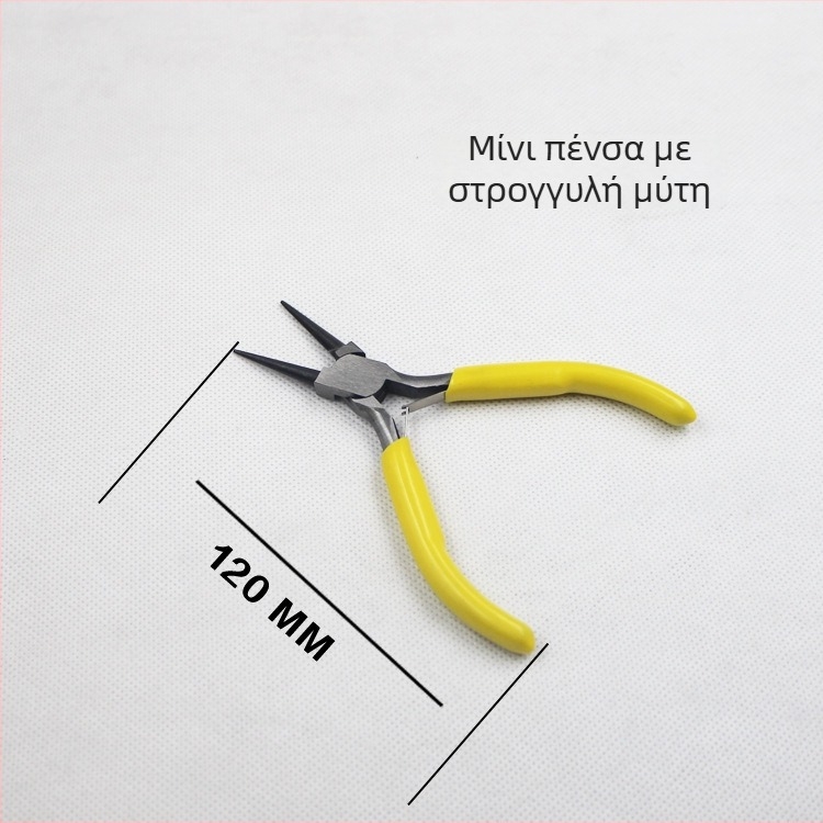 Μίνι πένσες κοσμημάτων, 5 ιντσών, πένσες με λεπτή μύτη για χάντρες και γωνιακές πένσες για DIY κοσμήματα