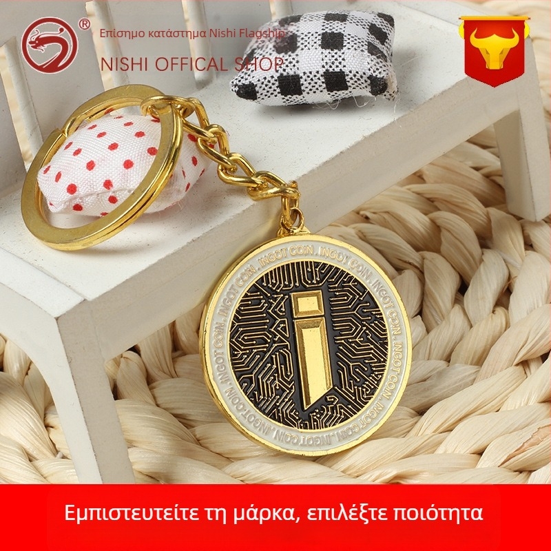 Μεταλλικό μπρελόκ με προσωποποιημένο σχέδιο καρτούν, πολύχρωμο φινίρισμα σμάλτου, ενθύμιο μενταγιόν