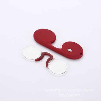 Γυαλιά ανάγνωσης με κλιπ για τη μύτη, ανδρικά-γυναικεία, άνετα, με προστασία από μπλε φως, HD φακοί