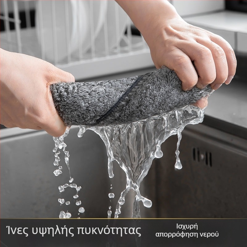 Πανάκι καθαρισμού από ίνες μπαμπού με άνθρακα, ιαπωνικού στυλ, απαλό πανάκι πλυσίματος πιάτων, παχιά απορροφητική πετσέτα κουζίνας