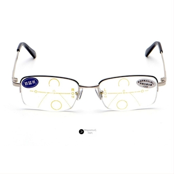 Ανδρικά γυαλιά ανάγνωσης με HD προοδευτικούς φακούς, αντί-μπλε φως για πρεσβυωπία