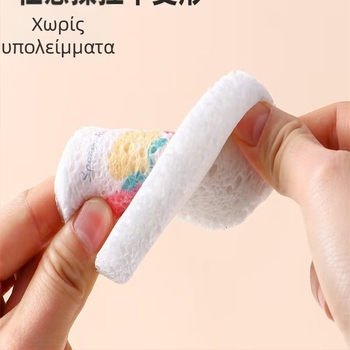 Συμπιεσμένο σφουγγάρι πιάτων από ξύλοπολτό και βαμβάκι, απορροφητικό και ανθεκτικό