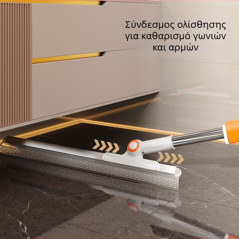 Νέος καθαριστής δαπέδου από σιλικόνη για οικιακό μπάνιο, καθαριστής γυάλινων δαπέδων, αφαίρεση μαλλιών και νερού, μαγική σκούπα