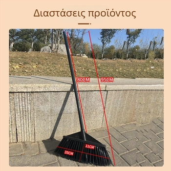 Σετ σκούπας και κάδου για σκόνη, με διαφανή κεφαλή και μαλακές τρίχες για μαλλιά, εργαλείο καθαρισμού δαπέδων