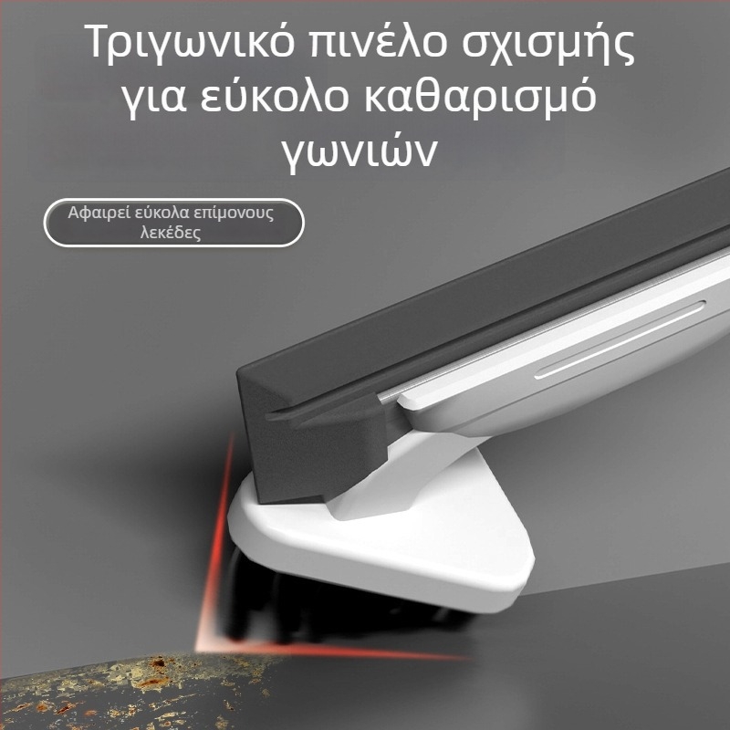 Πατενταρισμένο εργαλείο καθαρισμού γυαλιού – Μαγική σκούπα-σφουγγάρι, διπλής χρήσης για οικιακό μπάνιο
