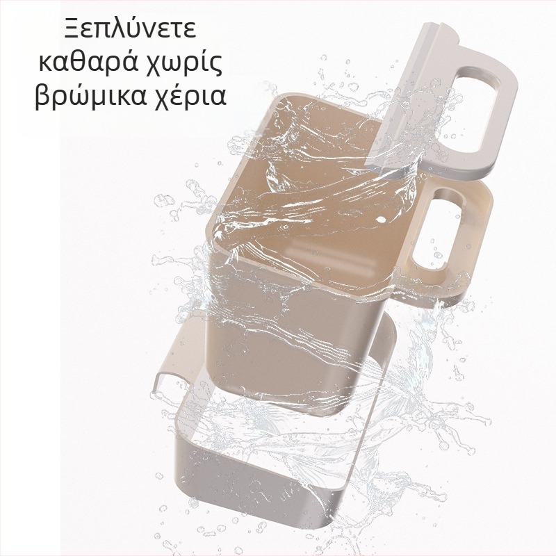 Κάδος απορριμμάτων τοίχου με καπάκι για πόρτες ντουλαπιού – οικιακή χρήση σε κουζίνα, τουαλέτα, μπάνιο και σαλόνι.