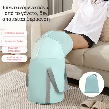 Πτυσσόμενη τσάντα μπάνιου ποδιών, φορητή μονωμένη λεκάνη για πόδια, κατάλληλη για οικιακή και εξωτερική χρήση, βύθιση μέχρι γάμπα