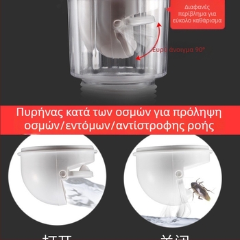 Αντιμυρωτικός σωλήνας αποχέτευσης για νιπτήρα και νεροχύτη – εξαρτήματα αποχέτευσης