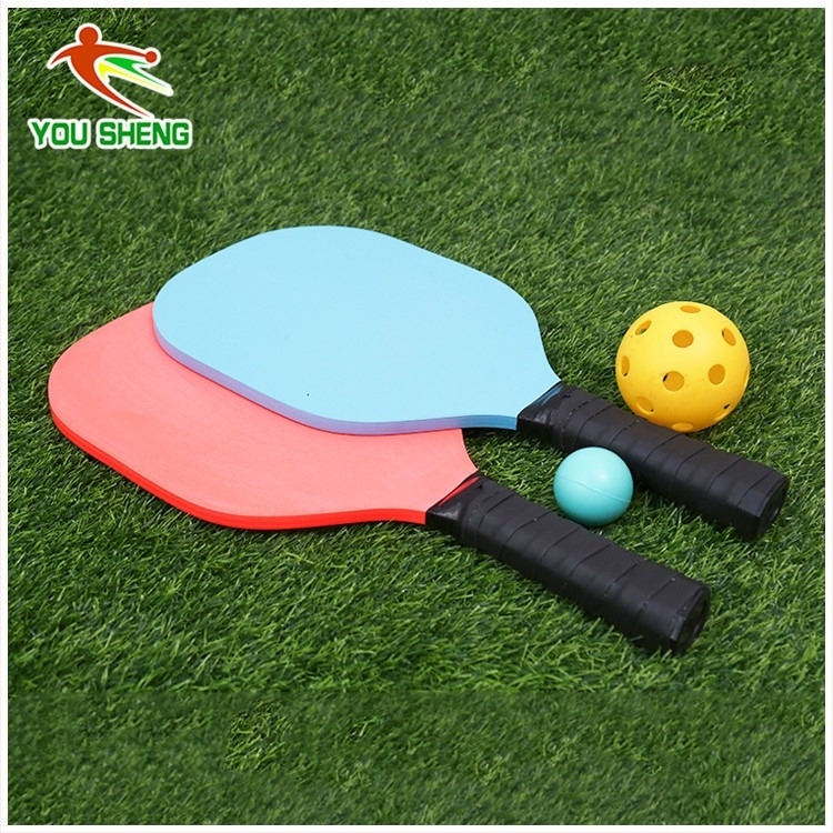 Ξύλινη ρακέτα pickleball με περιτυλιγμένη λαβή για υπαίθρια χρήση