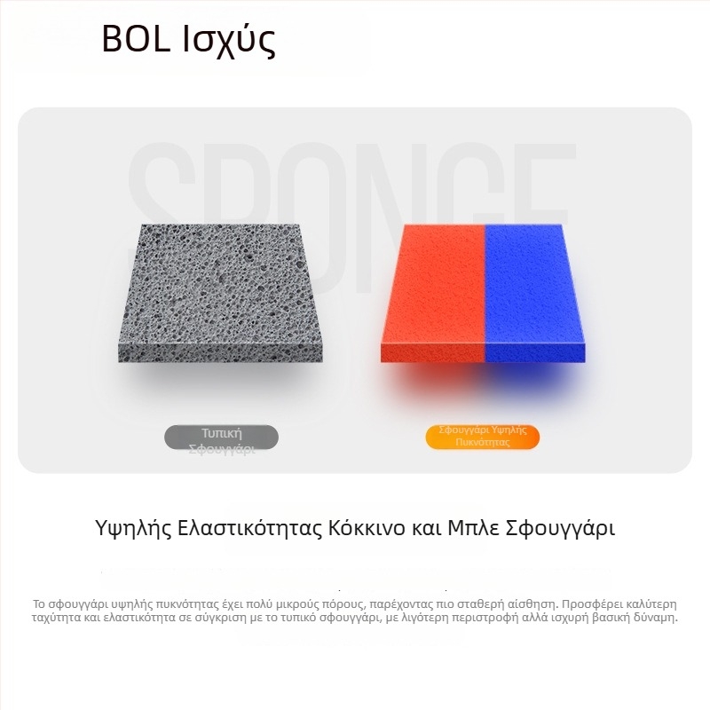 Boli F02 Ρακέτα επιτραπέζίου Τένις για Αρχάριους, από Σκληρό Ξύλο, Γόμα Αντί-Κόλλας με Σφουγγάρι, Σετ από 2 Ρακέτες και 3 Μπάλες, 7-Στρώσεων Λεπίδα