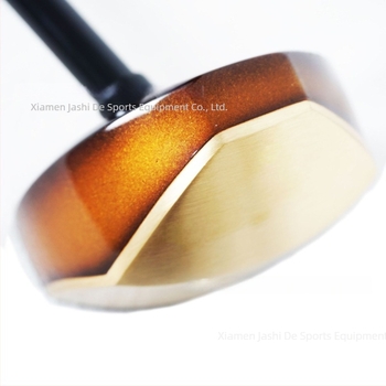 Jiashide Park Golf κλαμπ — προσαρμοζόμενη κεφαλή από σφένδαμο, χαλκό και ανθρακονήματα, ανθρακονωτή ράβδος, μήκος 860 mm, Regular, σκούρο καφέ