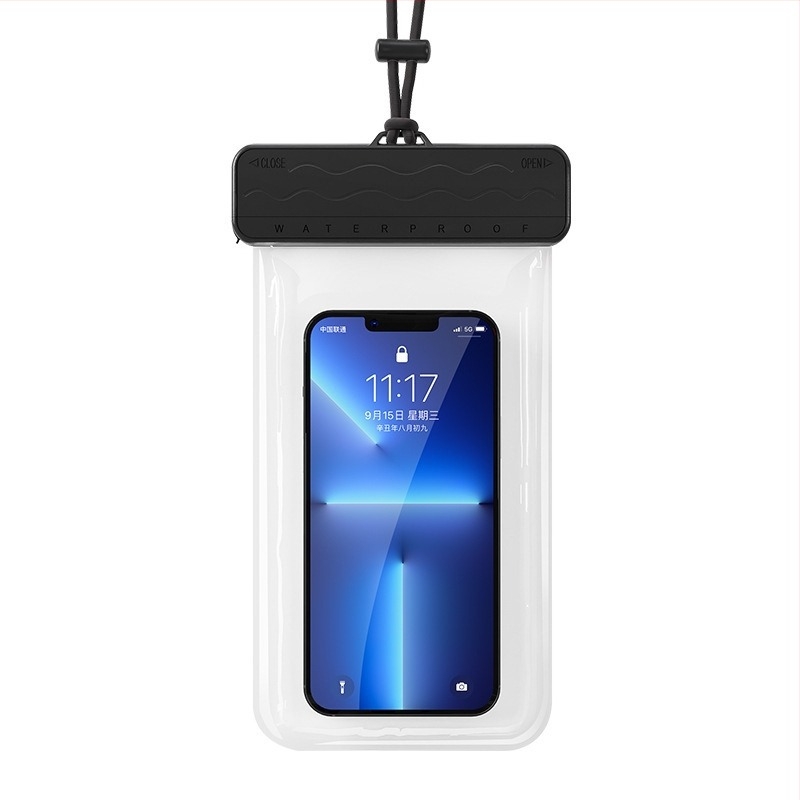 Αδιάβροχο θήκη κινητού για κολύμβηση και υποβρύχια λήψη, διαφανής, ανθεκτική στη σκόνη, φορητή