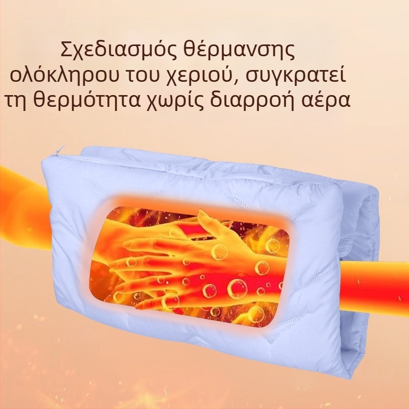 Επαναφορτιζόμενος θερμαντήρας χεριών με μόνωση από πούπουλο, φορητός USB ηλεκτρικός θερμαντήρας για χέρια και μέση, γρήγορη θέρμανση