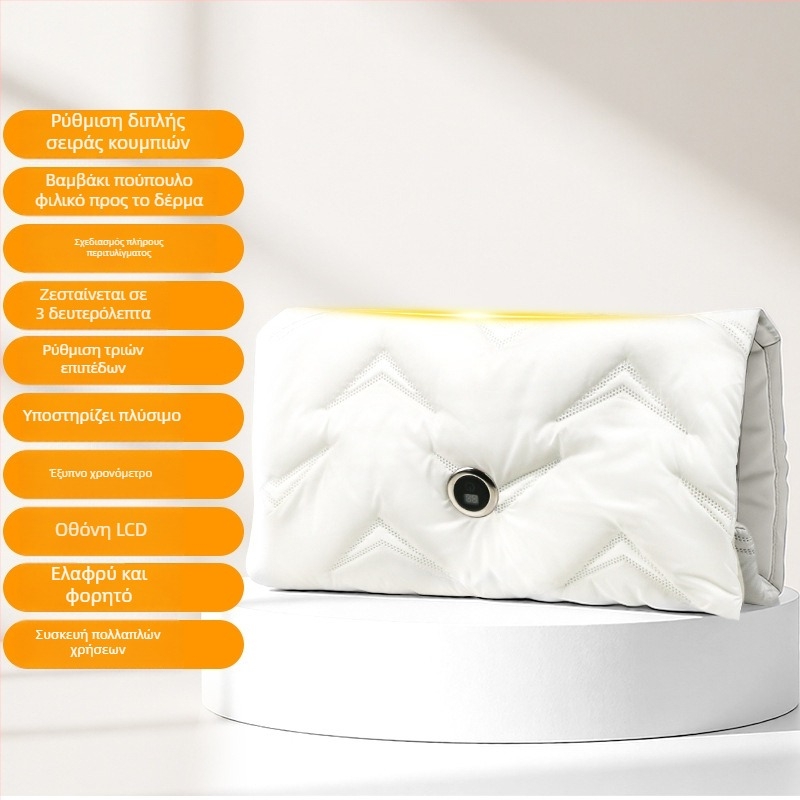 Επαναφορτιζόμενος θερμαντήρας χεριών με μόνωση από πούπουλο, φορητός USB ηλεκτρικός θερμαντήρας για χέρια και μέση, γρήγορη θέρμανση