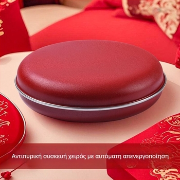 Επαναφορτιζόμενος κεραμικός δίσκος θέρμανσης χεριών – ανθεκτικός σε εκρήξεις, θέρμανση χωρίς νερό για ζεστασιά το χειμώνα