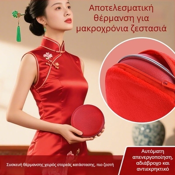 Επαναφορτιζόμενος κεραμικός δίσκος θέρμανσης χεριών – ανθεκτικός σε εκρήξεις, θέρμανση χωρίς νερό για ζεστασιά το χειμώνα