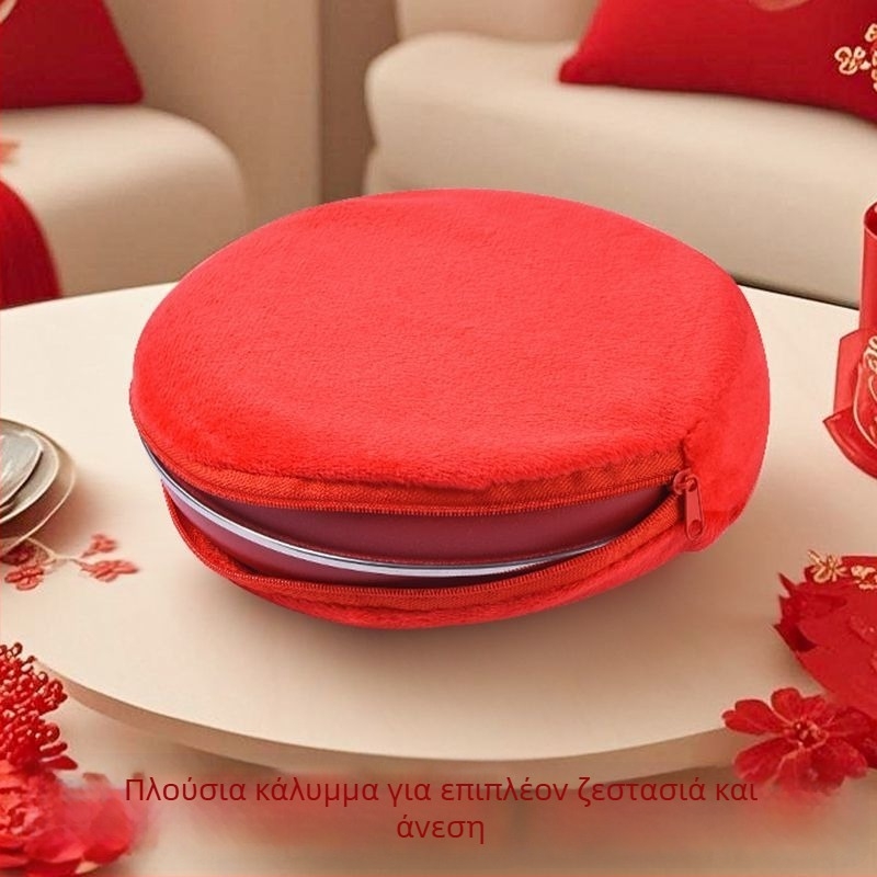 Επαναφορτιζόμενος κεραμικός δίσκος θέρμανσης χεριών – ανθεκτικός σε εκρήξεις, θέρμανση χωρίς νερό για ζεστασιά το χειμώνα