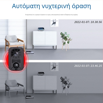 MD31PIR Κλιπ-Κάμερα HD, 11 ώρες μπαταρία, υπέρυθρη νυχτερινή όραση, ανίχνευση κίνησης, καταγραφέας εξωτερικών αθλημάτων
