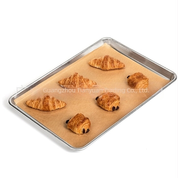 30×40 cm Φυσικό χρώμα απορροφητικό χαρτί για ψήσιμο με επίστρωση σιλικόνης, καφέ περγαμηνή για ατμό, ανθεκτικό σε λιπαρά, 100 φύλλα