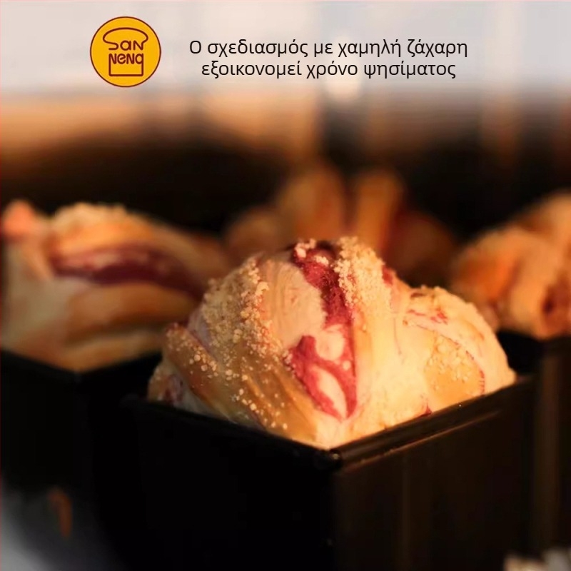 Sanneng Φόρμα Ψησίματος Τοστ SN2182 SN2179 Water Cube – Μίνι Αντικολλητική Φόρμα Τοστ