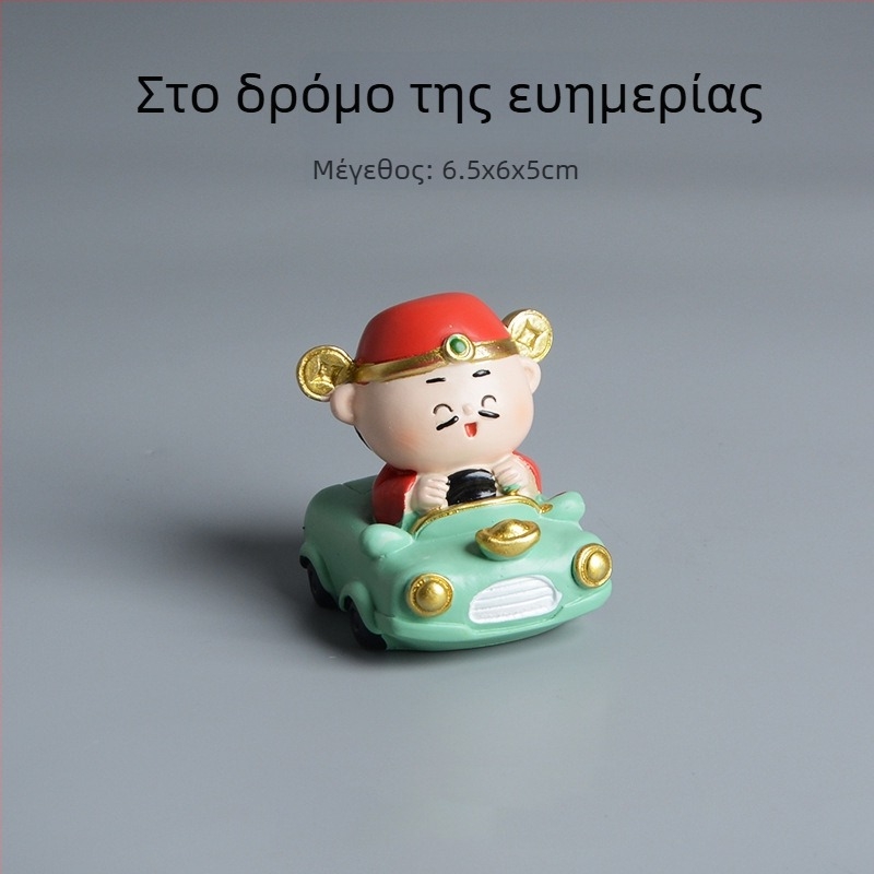 Θεός του Πλούτου – Χαρούμενο μικρό ον από ρητίνη, διακοσμητικό γραφείου και διακόσμηση σπιτιού