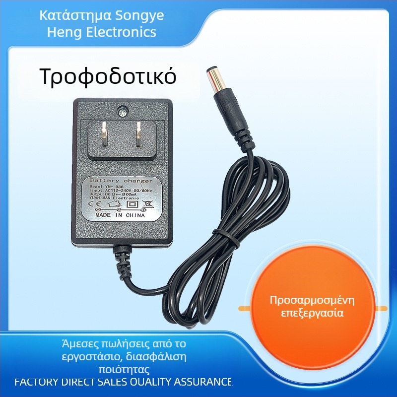 6V 800mA Ευρωπαϊκού Προτύπου Φορτιστής Μπαταρίας Μολύβδο-Οξέος, Καθολικός Αντάπτορας