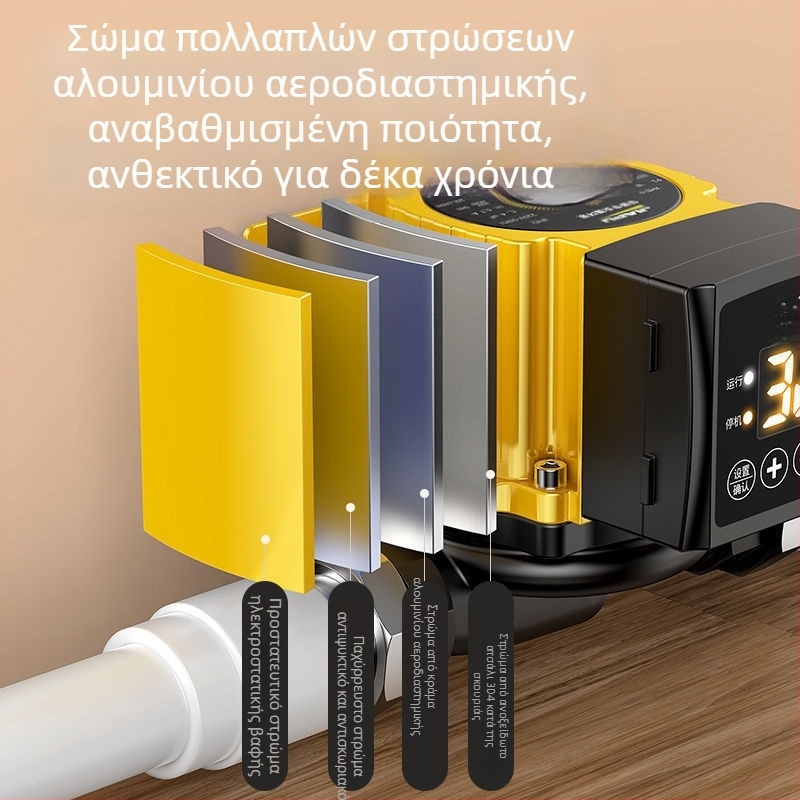 Οικιακή αντλία κυκλοφορίας θέρμανσης, αθόρυβη, 220V, αντλία επιστροφής νερού λέβητα, για ενδοδαπεδια θέρμανση και σωληνώσεις ζεστού νερού