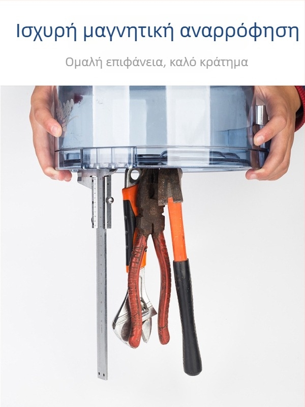 Πλήρως μαγνητικό πιάτο δολώματος για καθολική θήκη ψαρέματος, ισχυρός μαγνήτης, τρία σε ένα, μίνι δοχείο δολωμάτων σε μορφή δίσκου