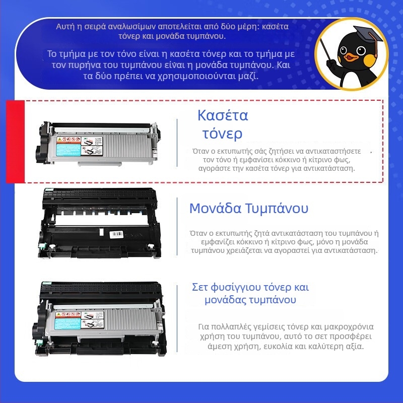TN-2325 Κασέτα Toner για Brother DCP-7080D, 7180DN, MFC-7380, 7480, 7880DN