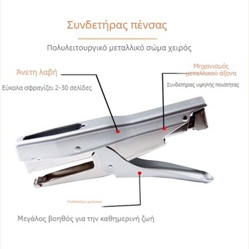 HP-88 χειροκίνητος σφυγτήρας χαρτιού γραφείου, μοντέλο B8, μεγάλη και μεσαία χωρητικότητα, ενισχυμένη κατασκευή