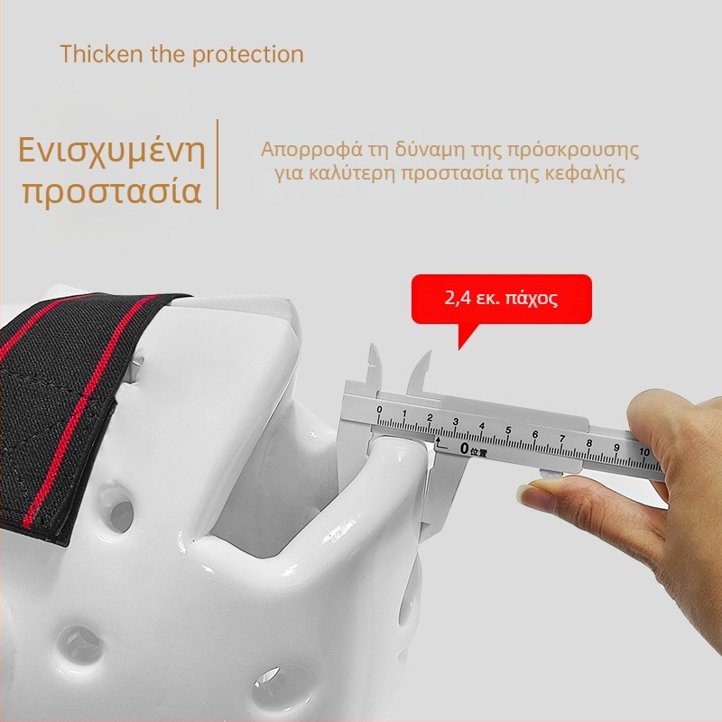 Κράνος Ταεκβοντό με μάσκα, ενσωματωμένη προστασία κεφαλής για παιδιά και ενήλικες, σχεδιασμός με άνοιγμα στο στόμα για προπονήσεις Σάντα και μαχητικά αθλήματα