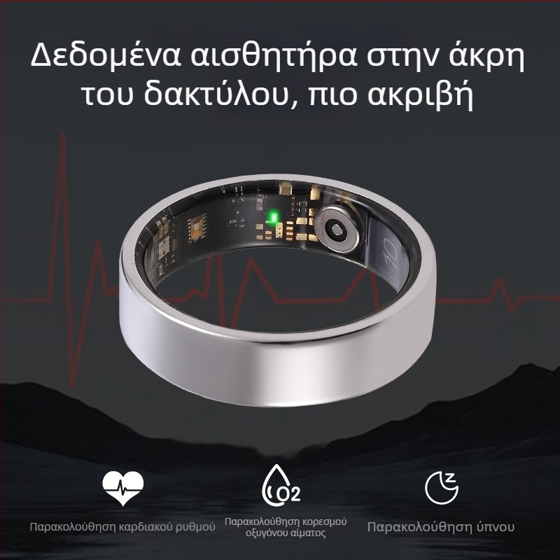 IF-R03 Bluetooth Smart Ring για αθλητισμό, αδιάβροχο, παρακολούθηση καρδιακού ρυθμού, διάθεσης, οξυγόνου αίματος και ύπνου