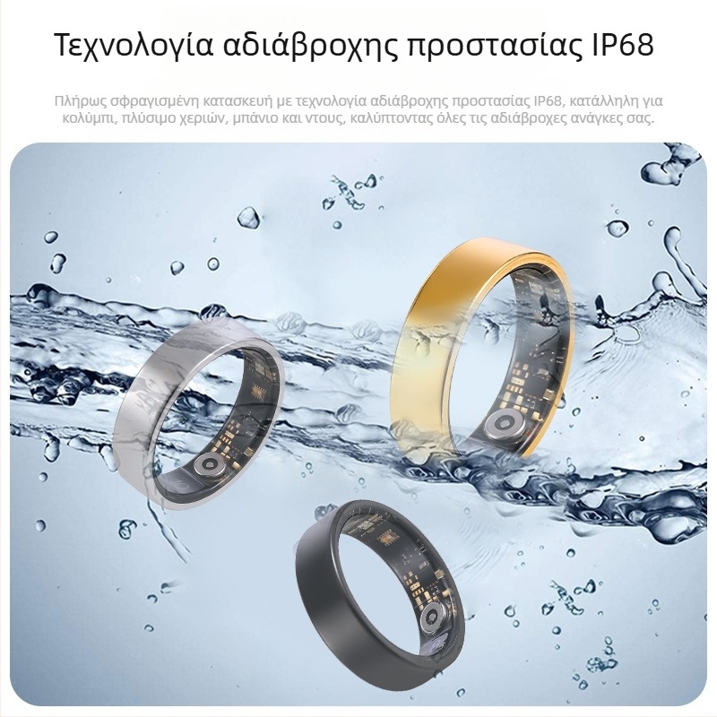 IF-R03 Bluetooth Smart Ring για αθλητισμό, αδιάβροχο, παρακολούθηση καρδιακού ρυθμού, διάθεσης, οξυγόνου αίματος και ύπνου