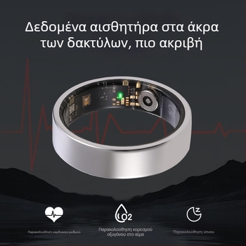 IF-R03 Bluetooth Έξυπνο δαχτυλίδι για παρακολούθηση καρδιακού ρυθμού, διάθεσης, οξυγόνου αίματος και ύπνου