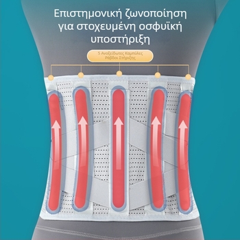 Ζώνη Μέσης με Μεταλλική Πλάκα, Διαπνέουσα Αθλητική Ζώνη για τη Μέση