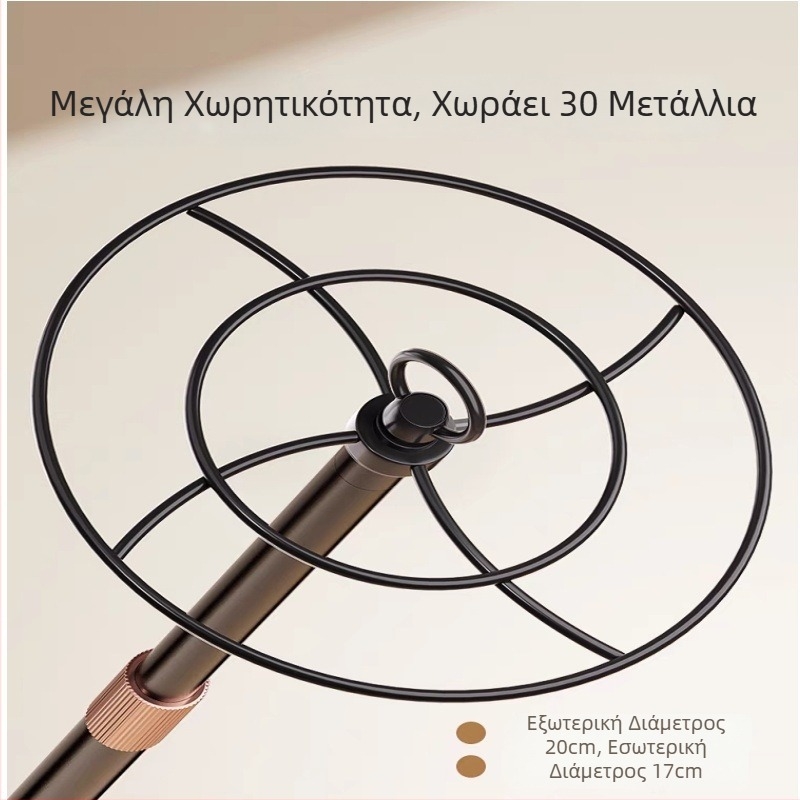 Ράφι μεταλλίων μαραθωνίου, κάθετα κρεμάσιμο, ρυθμιζόμενο, χωρίς τρύπες, για παιδικό τρέξιμο