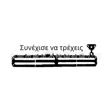 Ράφι προβολής μεταλλίων μαραθωνίου από ανοξείδωτο ατσάλι και σίδηρο – μοντέρνο σχέδιο για κοσμήματα και μετάλλια