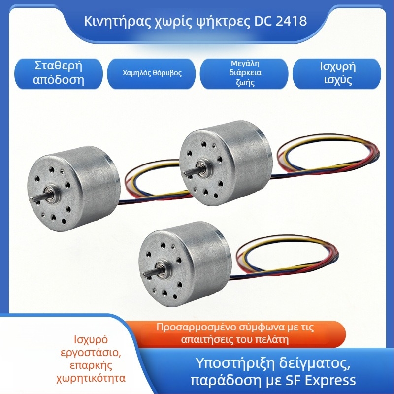 DR-BLDC-2418 Κινητήρας DC χωρίς ψήκτρες για ηλεκτρικά ξυριστικά, φορητές σκούπες και ηλεκτρικές οδοντοβουρτσες