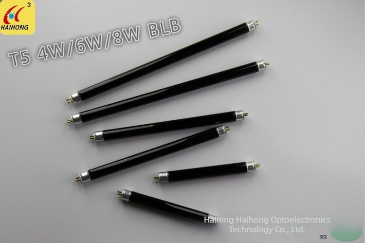 Λαμπτήρας UV T5 365nm, ισχύς 4W/6W/8W για ανιχνευτή νομισμάτων, BLB, φως σκορπιών
