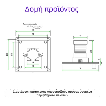 Μονάδα κάμερας USB 16MP, ανάλυση 4K, λήψη εγγράφων υψηλής ευκρίνειας και ανίχνευση δέρματος.