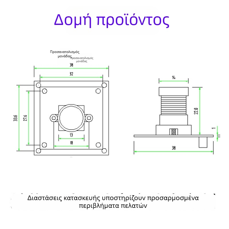 Μονάδα κάμερας USB 16MP, ανάλυση 4K, λήψη εγγράφων υψηλής ευκρίνειας και ανίχνευση δέρματος.