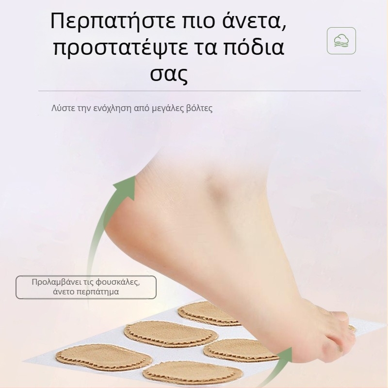 Διαπνέοντα καλοκαιρινά μαξιλαράκια φτέρνας κατά της τριβής για ψηλά τακούνια