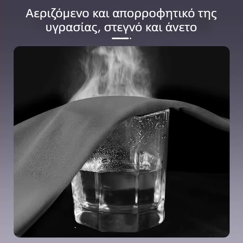 Ανδρικό αθλητικό σετ για μπάντμιντον, μακρυμάνικος, γρήγορο στέγνωμα, φθινοπωρινό-χειμερινό προπονητικό ένδυμα, πολυεστερικό ύφασμα