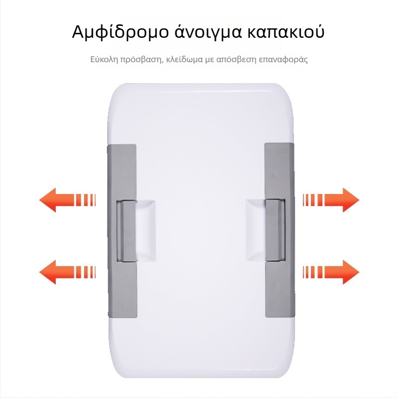 Jike Dinglong 22L μονωμένο κουτί ψαρέματος με διπλό άνοιγμα καπακιού και επιτραπέζιο χώρο για θαλάσσιο ψάρεμα