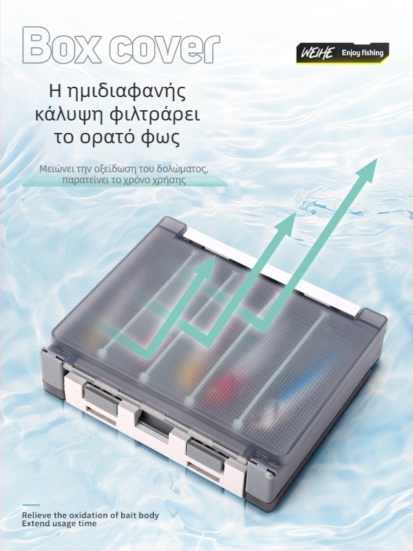 Weihe Διπλής όψεως Θήκη Δολωμάτων με ABS Ενθέσεις και Αποθήκευση Αξεσουάρ