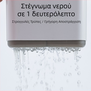 Θήκη για ξυλάκια κουζίνας και μαχαιροπίρουνα με δίσκο στράγγισης, πάνω στον πάγκο