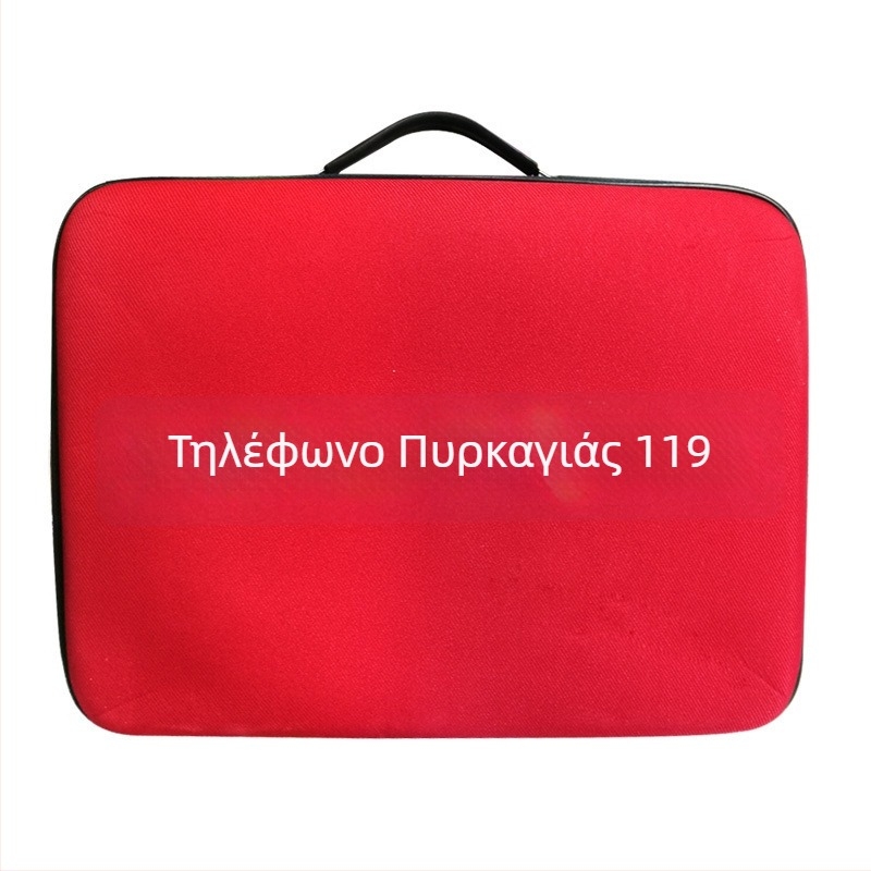 Σετ έκτακτης ανάγκης πυρκαγιάς με τσάντα διαφυγής και κιτ πρώτων βοηθειών για το σπίτι